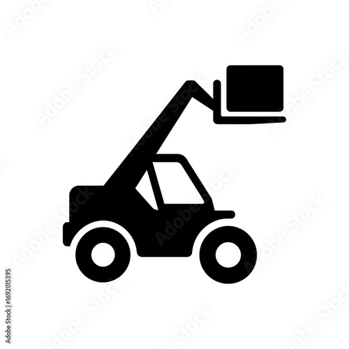 Telescopic handler lifting icon