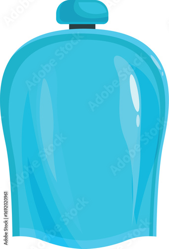 Reusable water bottle promoting sustainability and healthy lifestyle