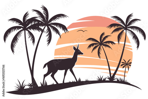 palm tree silhouette