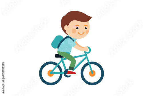boy with bike