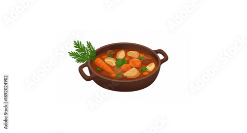pumpkin soup with vegetables