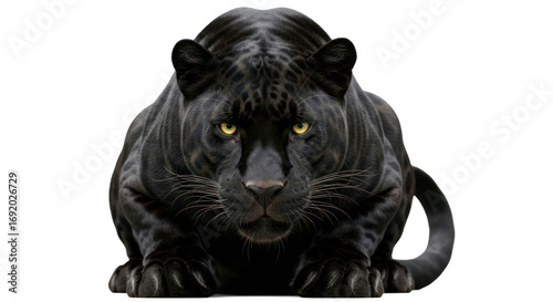 Black panther close up portrait