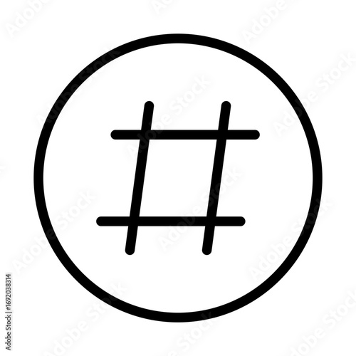 hashtag icon