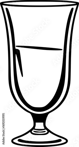 Monochrome glassware illustration minimalist decorative vector still life elegant sleek modern simple stylish artistic creative design decorative print digital commercial personal visuals graphics bla