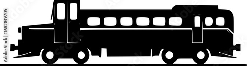 MRT Train Monochrome Minimalist Vector Illustration Black and White Graphic Design Transport Urban Modern Artwork