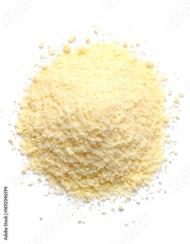 Pile of pale yellow powder