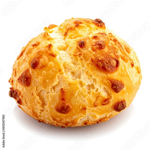 Round cheesy bread roll