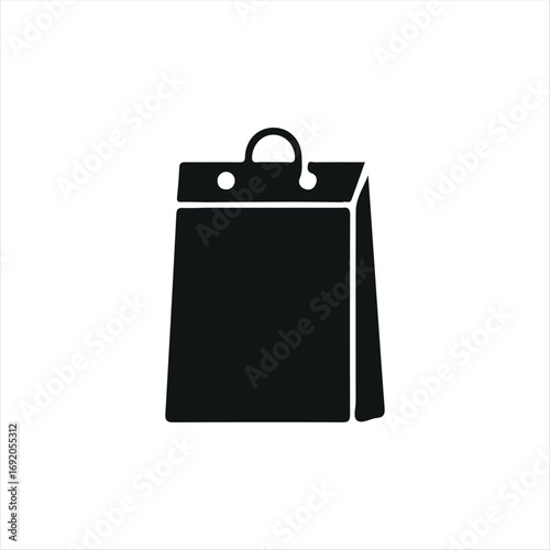 A clean and modern reusable bag icon, designed with a minimal look. Easy to recognize and suitable for apps, websites, packaging, or eco-friendly branding projects
