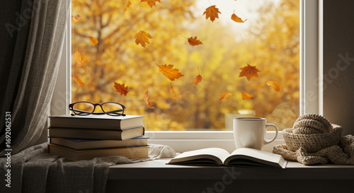 Cozy Autumn Reading Nook