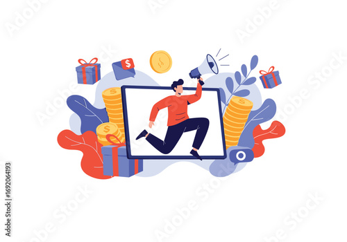 Digital marketing strategy for online business growth and customer engagement opportunities