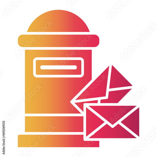 postbox Gradient icon