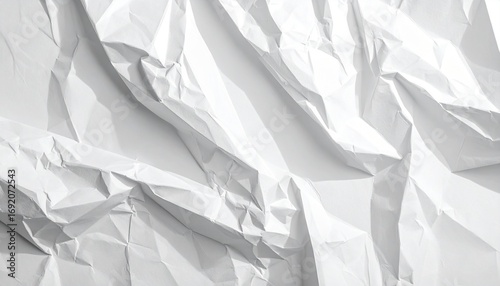 Wallpaper Mural Paper, texture, white, crumpled, background, surface, material, rough, wrinkled, blank, sheet, stationary, office, art, creative, design, abstract, detail, minimal, clean, subtle, pattern, fold, soft, Torontodigital.ca