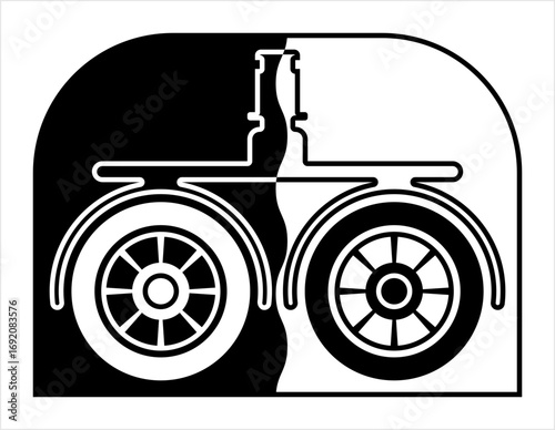 Caster Wheel Icon Y_2508001
