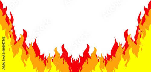Burning Corner Border Fire
