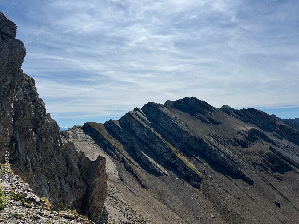Fototapeta premium trou de la mouche les aravis