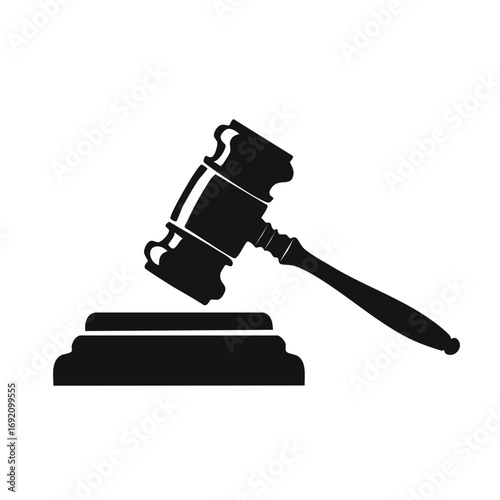 Legal gavel with stand