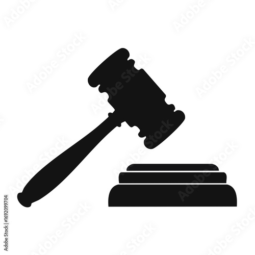Judge hammer on base