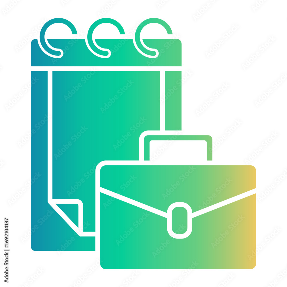 Fototapeta premium bag Gradient icon