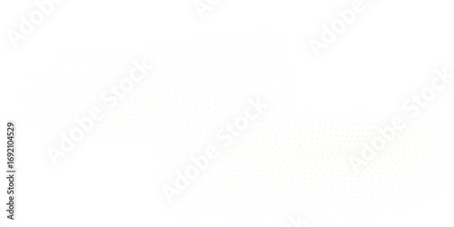 Abstract yellow Dotted Wave Background on White. Modern trendy design in vector illustration