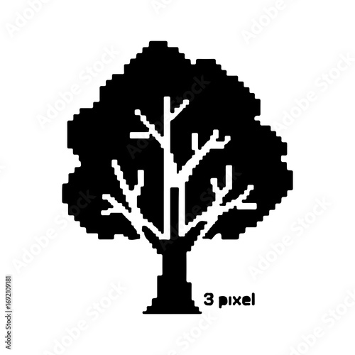 Tree icon with transparent background