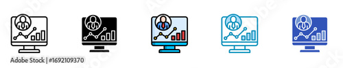 Kpi Tracker  Icon Set Multiple Style Collection