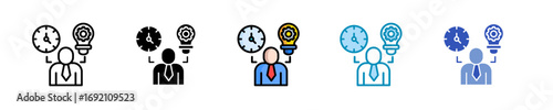 Reflective Practice  Icon Set Multiple Style Collection