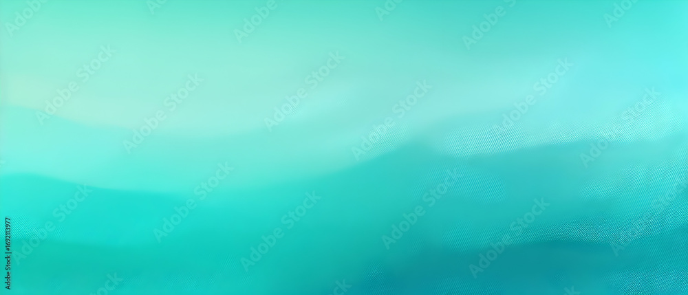 Fototapeta premium Watercolor background turquoise to jade gradient color