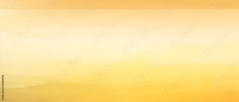 Fototapeta premium Watercolor background cream to yellow gradient color