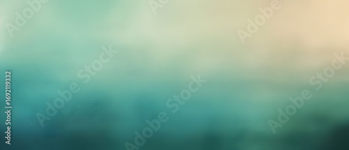 Watercolor background beige to teal gradient color