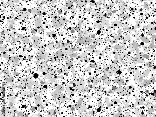 Wallpaper Mural Abstract grayscale splatter pattern Torontodigital.ca