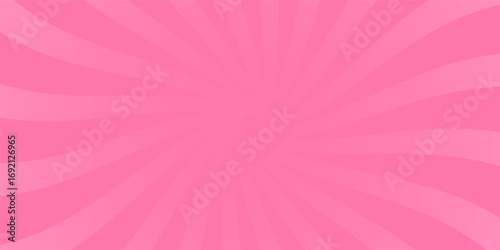 Pink pop art, retro design, stripes mockup.