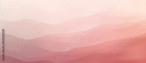 Watercolor background ivory to rose gradient color