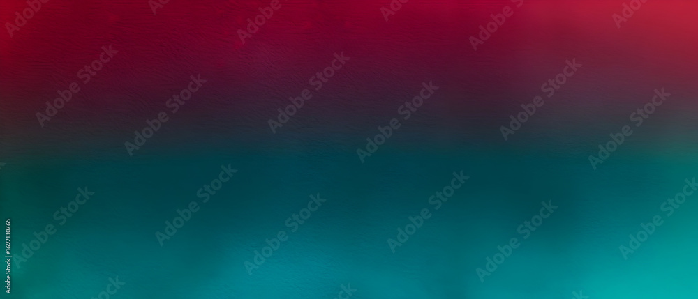 Naklejka premium Watercolor background turquoise to ruby gradient color