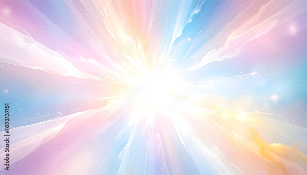 Obraz premium Sacred Light Burst Abstract Background