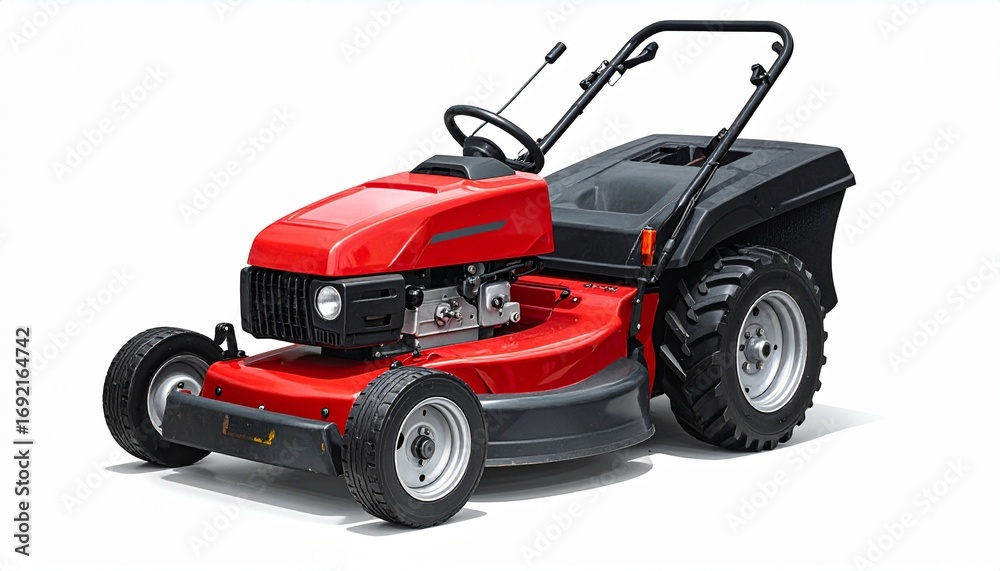 Naklejka premium red cleaner isolated on white