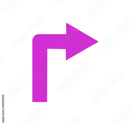 Free Download curved up right arrow icon on white background - GFXLoad