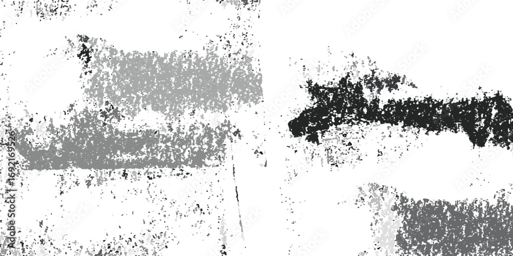 Fototapeta premium White old concrete wall grunge texture - wide banner format background with copy space for text. Modern trendy design in vector illustration