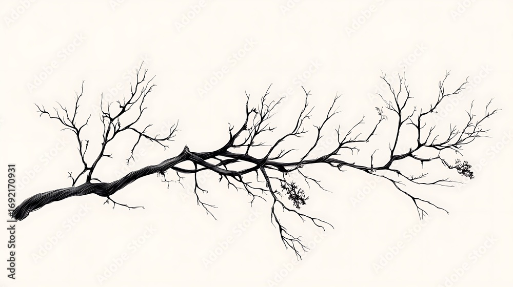 Obraz premium 冬の骨格