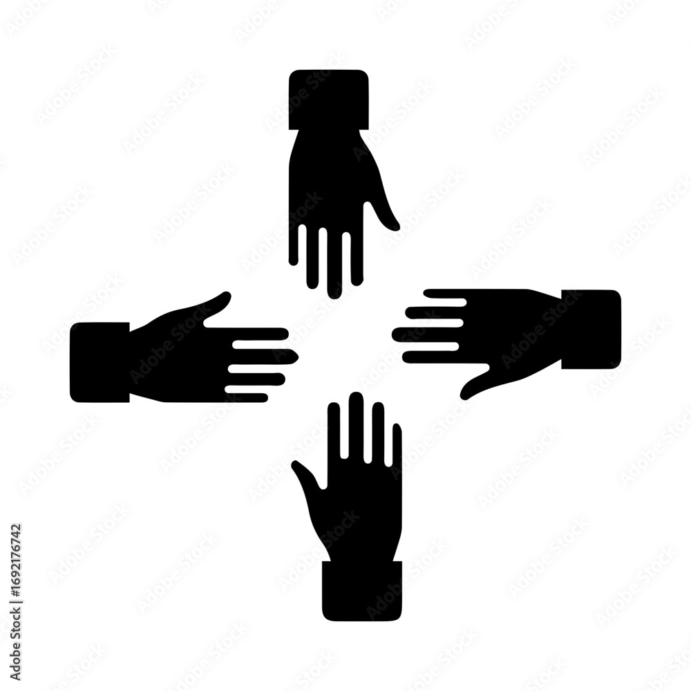 Obraz premium Unity and Collaboration Icon
