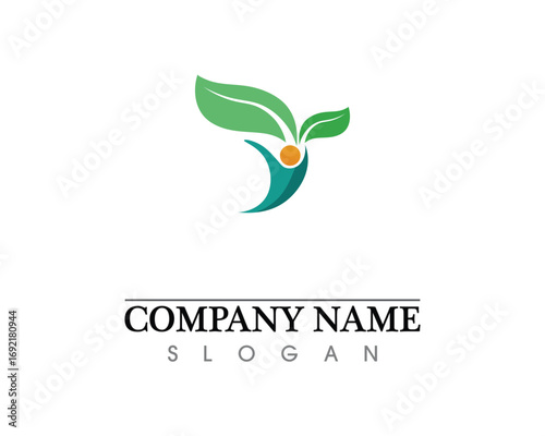 Eco, leaf, athletic, balance, body, brand, care, club, creative,