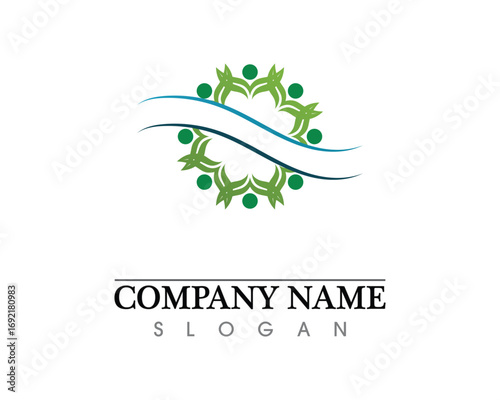 Eco, leaf, athletic, balance, body, brand, care, club, creative,