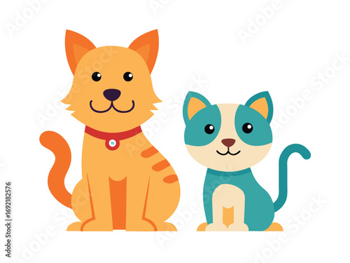 Minimalist Pet Line Art Drawing