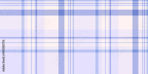 Gentle plaid pattern in serene blue and cream. Suggests calmness, order, and tradition. Ideal for backgrounds, textiles, and design projects.