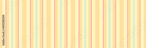 Skill seamless textile pattern, ceremony lines fabric texture. Dining vertical stripe vector background in light and amber colors.