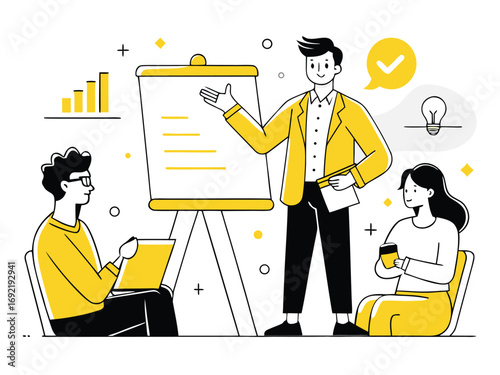 Professional Workshop Presentation Flat Design