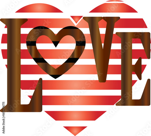 “The Botswana Heart” A stylized "LOVE" design where the "O" is replaced with a heart symbol, featuring the colors and stripes of the flag of Botswana. This piece celebrates love for the country.