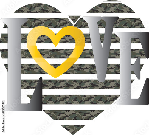 “The Botswana Heart” A stylized "LOVE" design where the "O" is replaced with a heart symbol, featuring the colors and stripes of the flag of Botswana. This piece celebrates love for the country.