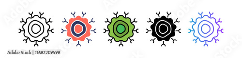 T-Cell multiple icon
