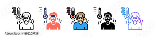 Fever multiple icon