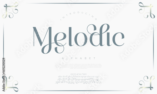 Melodic Elegant Script Serif Font for Luxury Editorial Branding